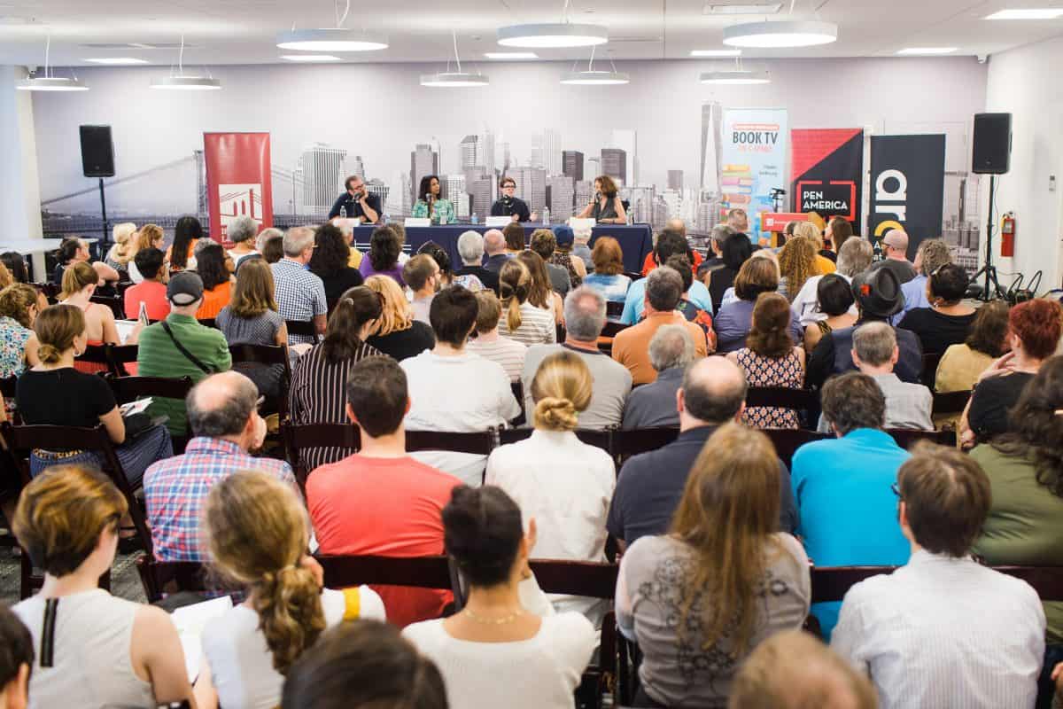 Audience at the Art of the Accused event