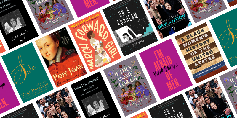 Marching Forward: A Women’s History Month Reading List book covers