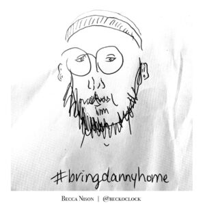 Danny Fenster illustration by Becca Nison