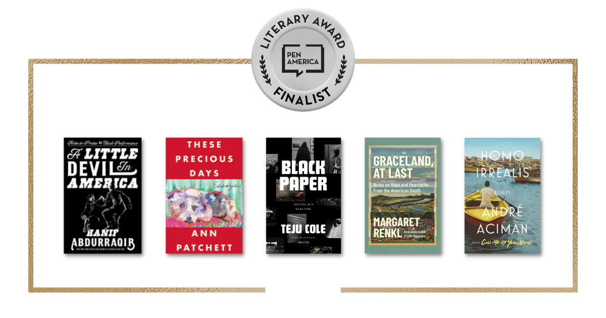 2022 PEN/Diamonstein-Spielvogel Award For The Art Of The Essay finalists book covers