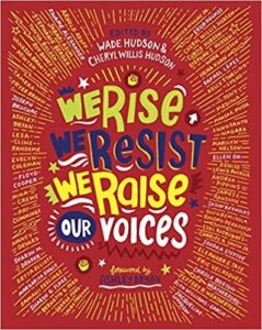 A red book cover with the words,