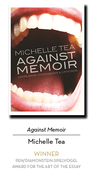 2019 Diamonstein Winner: Against Memoir