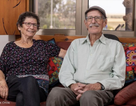 Oded Lifshitz And His Wife (via THe Goshen News)