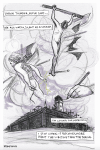 illustrated panel of 