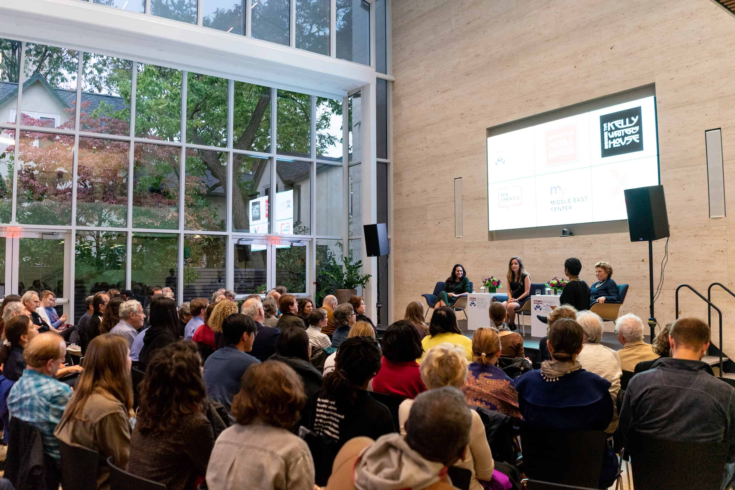 Safa Al Ahmad at Perry World House event on free expression