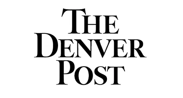 The Denver Post logo in bold, black, uppercase serif letters on a white background.