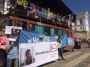 #FreeSentsov 7.15 Helsinki