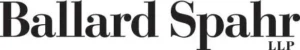 Black and white logo showing the words Ballard Spahr LLP in a formal serif font.